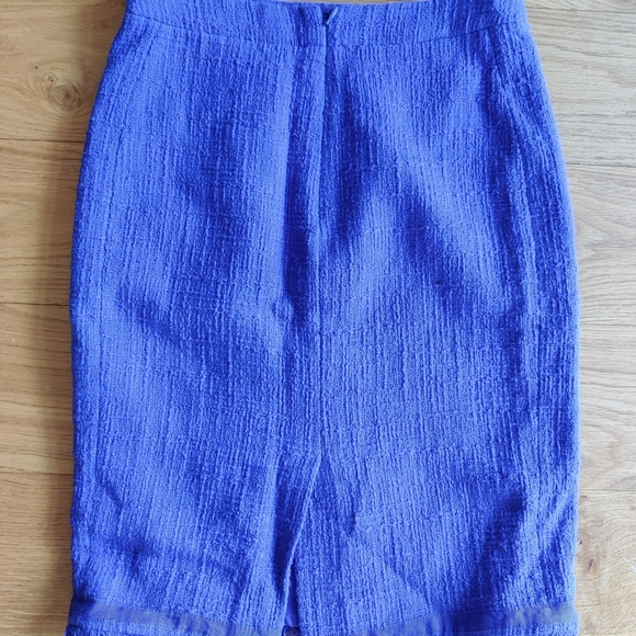 JCrew tweed skirt with fringe - Picture 2 of 3